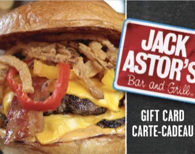 Jack Astor’s Bar and Grill Gift Card – Email Delivery