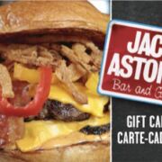 Jack Astor’s Bar and Grill Gift Card – Email Delivery